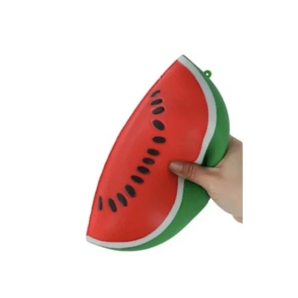 Keycraft Jumbo Squishy Watermelon Stress Relief Toy Red Green New - Picture 2 of 2